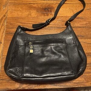 Vintage Etienne Aigner Classic Shoulder Bag Purse Genuine‎ Pebbled Leather